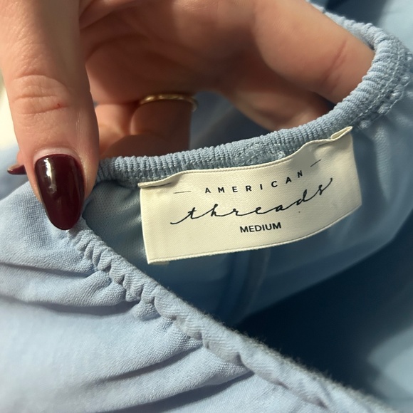 American Threads Blue Sun Dress - Picture 3 of 3